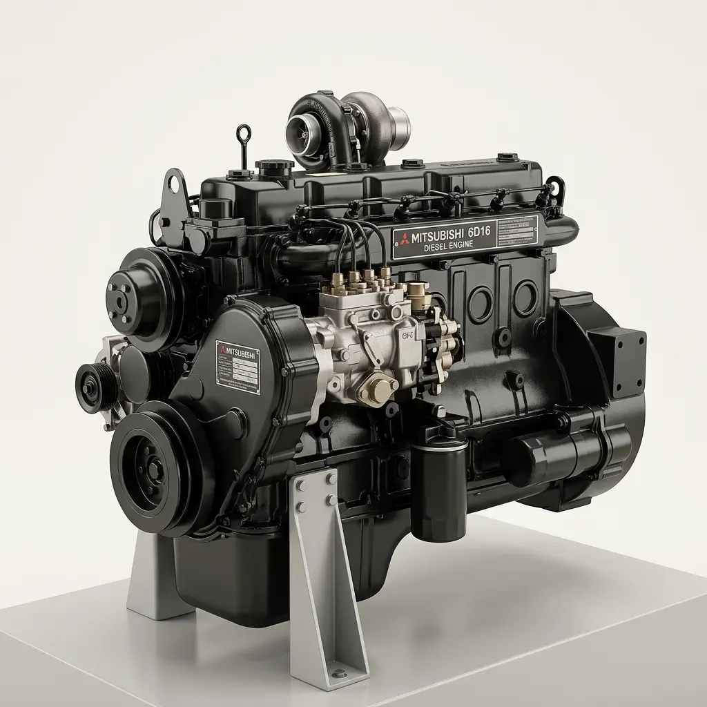 Mitsubishi 6D16 Commercial Diesel Engine | High-Output Six-Cylinder Powerhouse