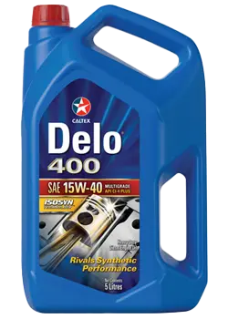 Delo® 400 MGX SAE 15W-40 - Diesel Vehicle Engine Oils
