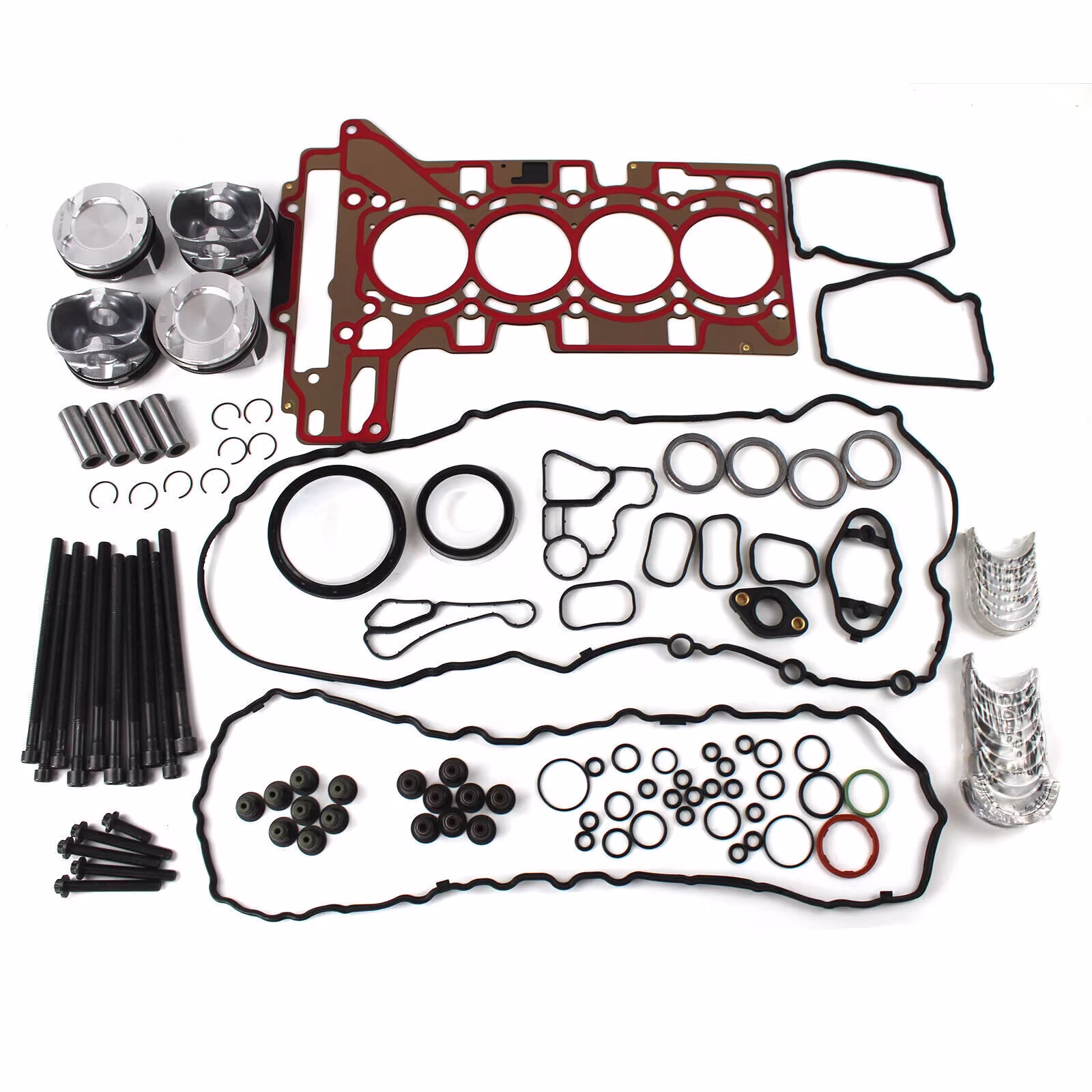 N20 Engine Overhaul Rebuild Kit & Crankshaft & Con Rods Timing Kit For BMW 125i 220i 228i 320i 328i 420i 428i 520i 528i 2.0L